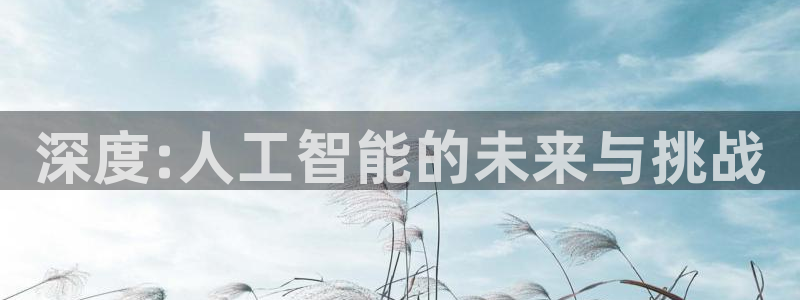 深度:人工智能的未来与挑战