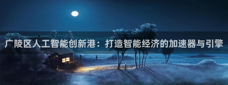 广陵区人工智能创新港：打造智能经济的加速器与引擎