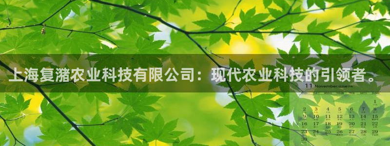 上海复潴农业科技有限公司：现代农业科技的引领者。